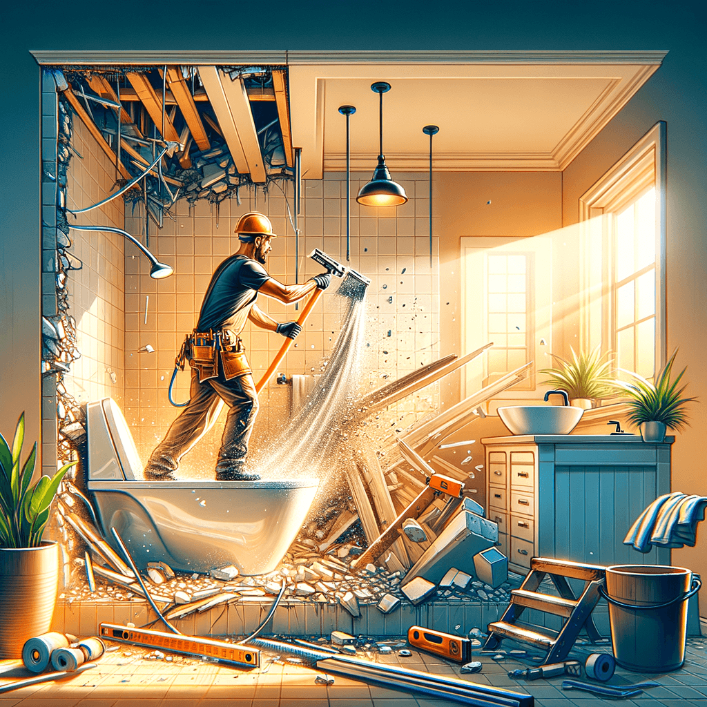 Navigating Bathroom Demolition in General Contracting: Precision, Safety, and Sequencing