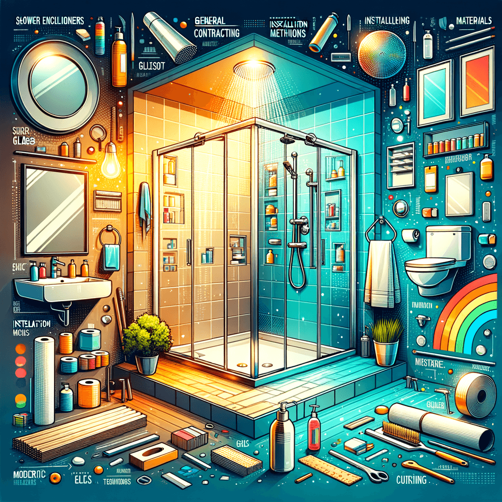 Navigating Shower Enclosure Selection in Bathroom General Contracting: Material Choices, Installation Tactics, and Modern Trends