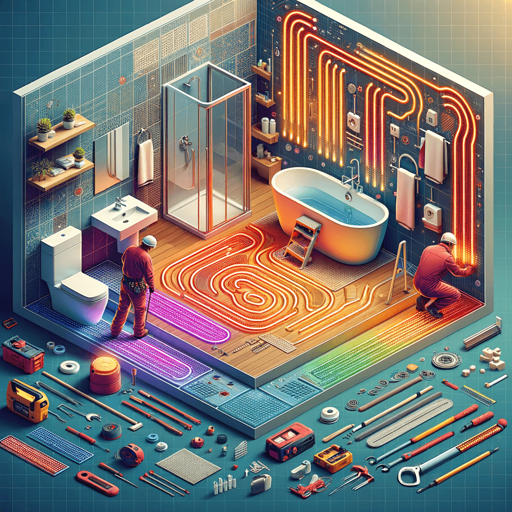Integrating Heated Flooring Systems in Bathroom General Contracting: Technical Considerations and Installation Best Practices