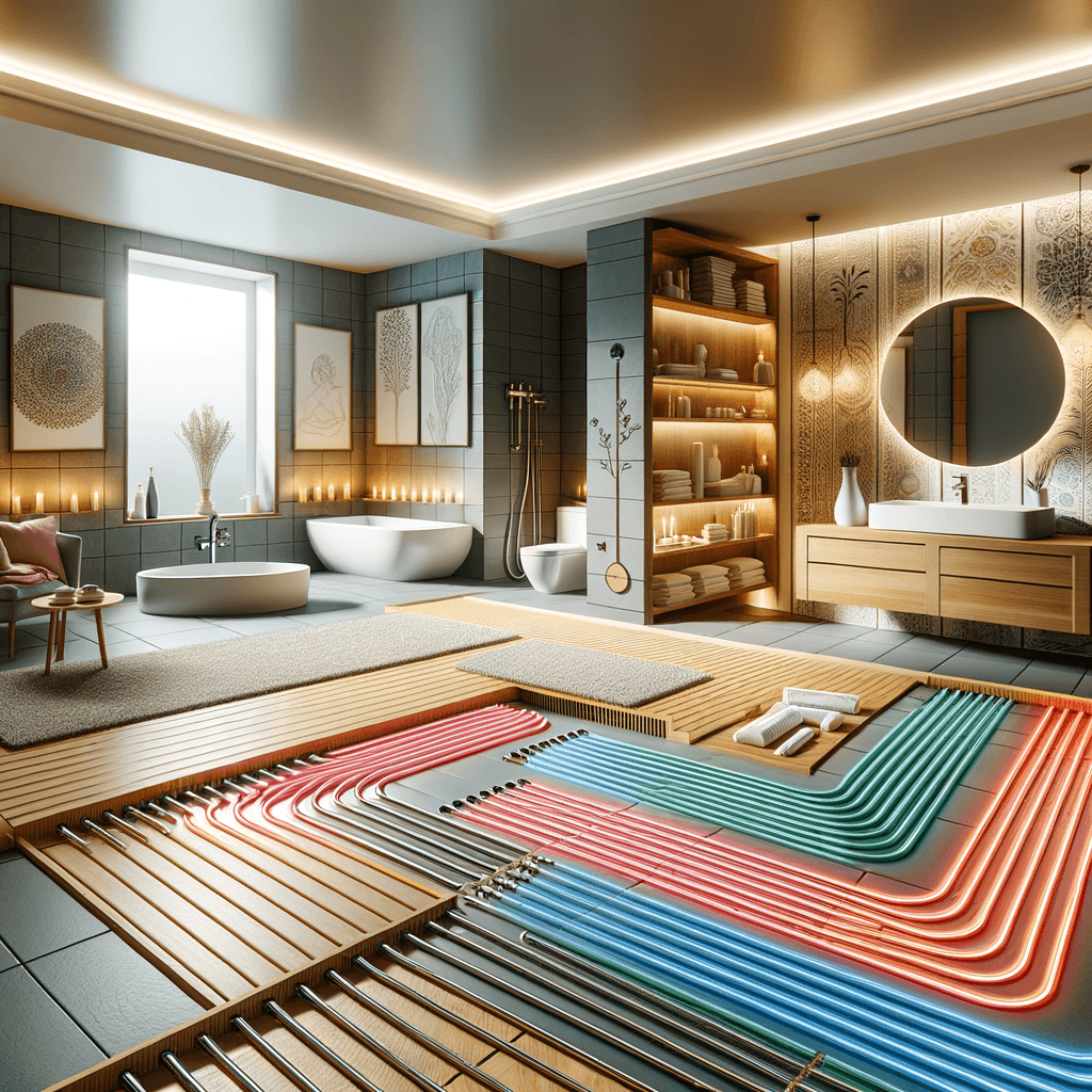 Integrating Heated Flooring Systems in Bathroom General Contracting: Techniques, Benefits, and Installation Considerations