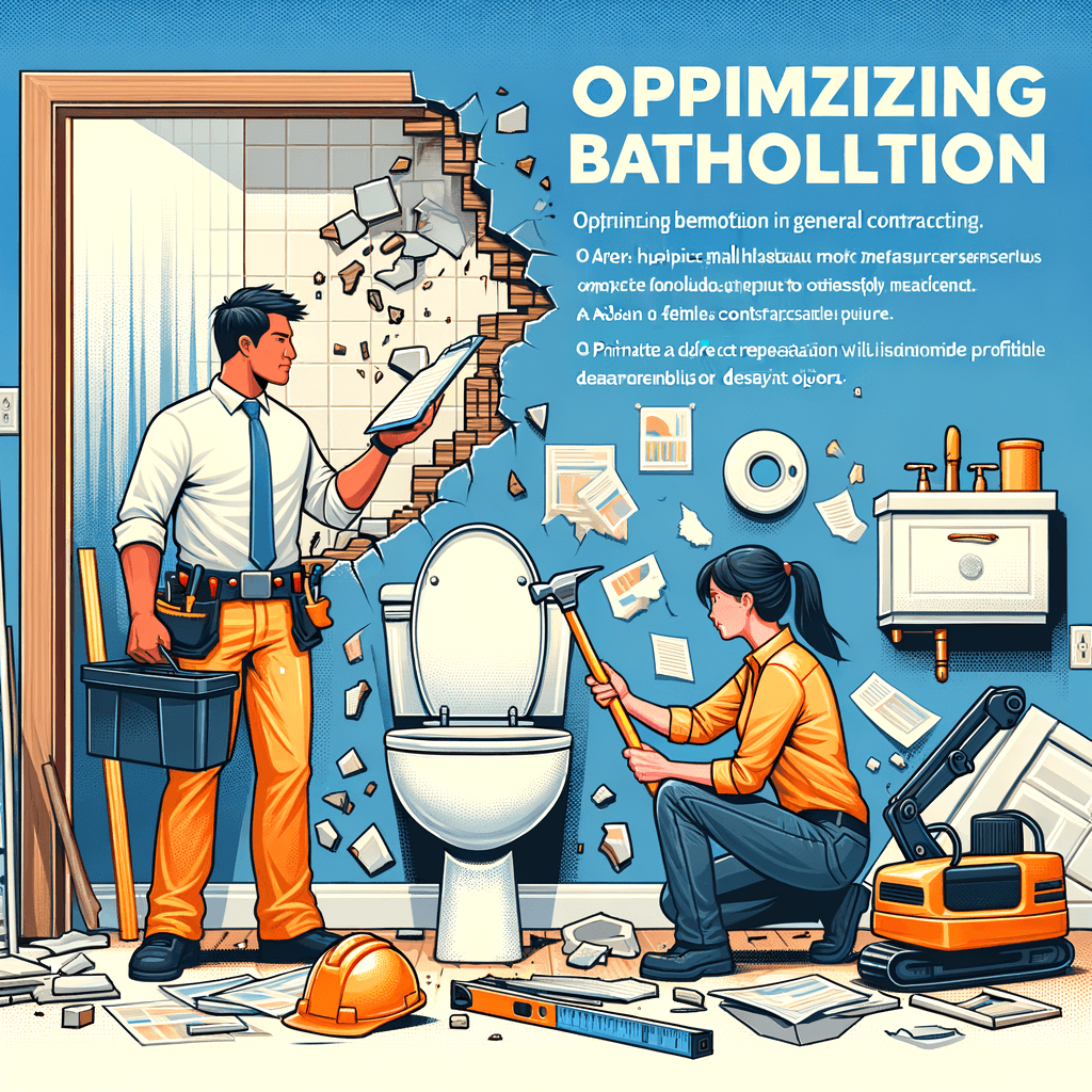Optimizing Bathroom Demolition in General Contracting: Techniques, Safety, and Efficiency